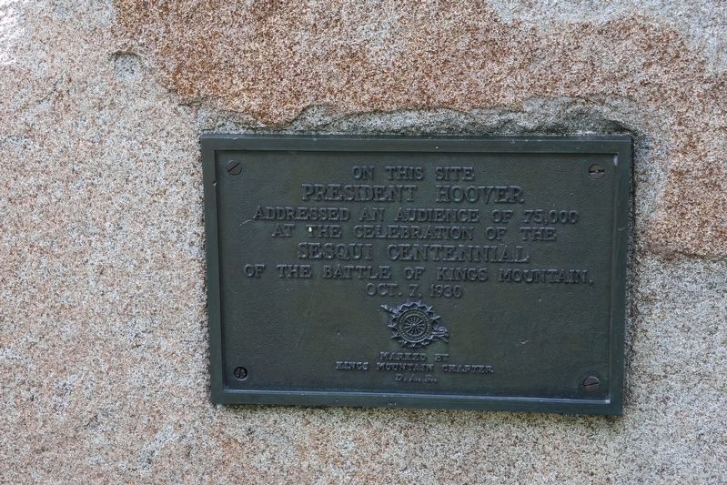 President Hoover Marker. Click for full size. President Hoover Marker image. Click for full size.