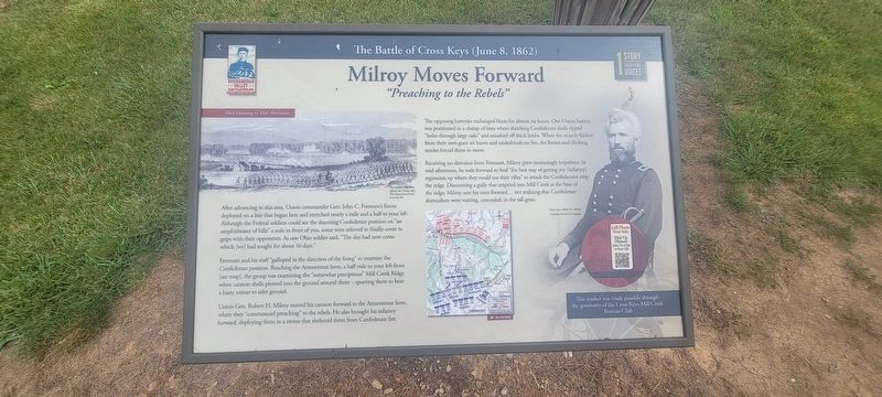 Milroy Moves Forward Marker image. Click for full size.