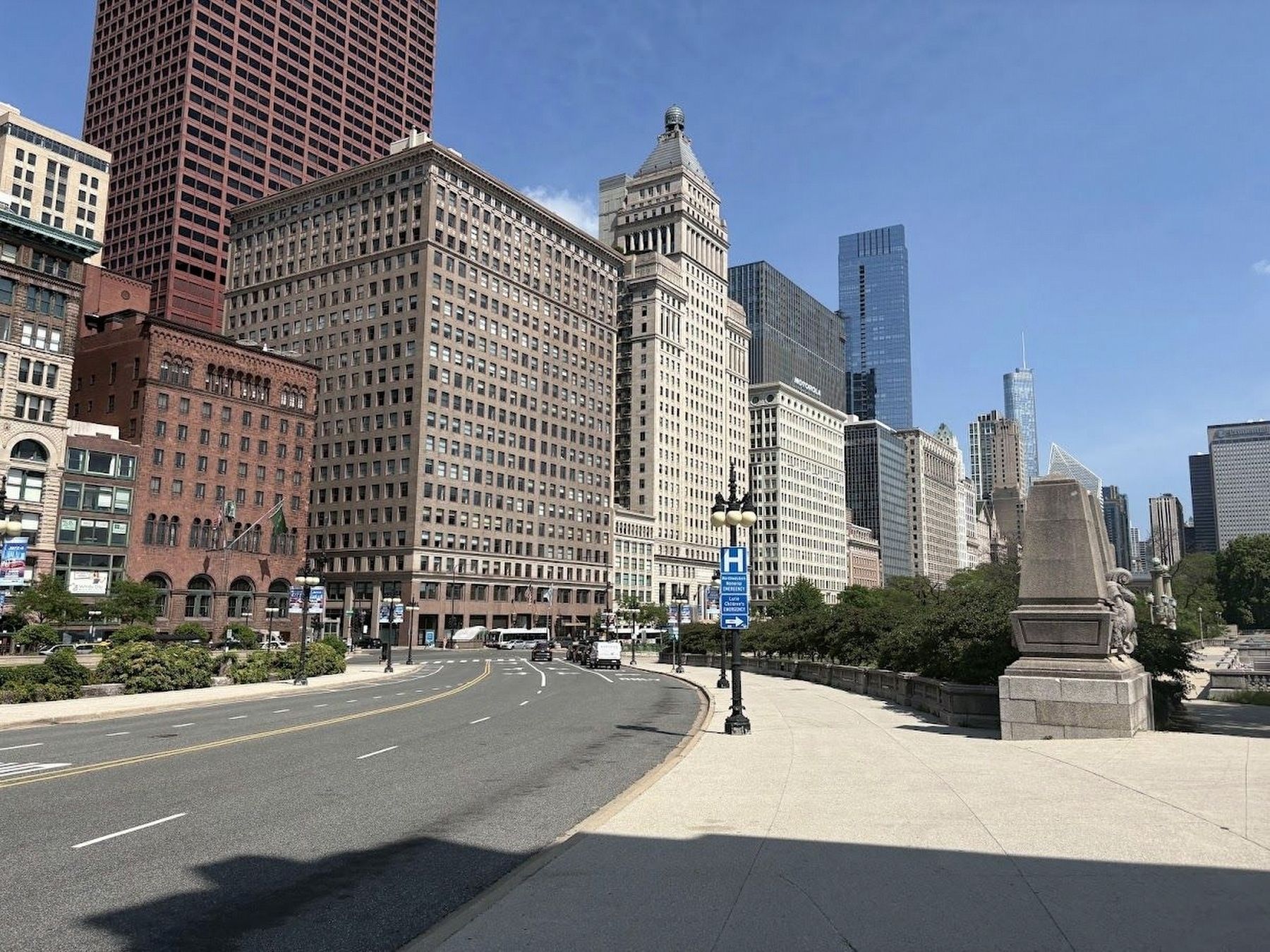 Historic Michigan Boulevard Marker. Click for full size. Historic Michigan Boulevard Marker image. Click for full size.