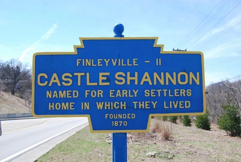 Castle Shannon Marker image. Click for full size.