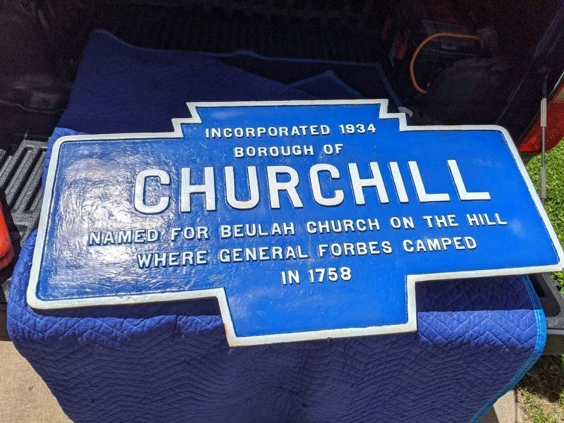 Churchill Marker image. Click for full size.