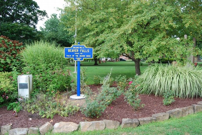 Beaver Falls Marker image. Click for full size.