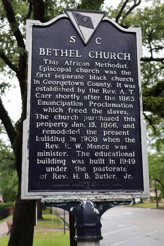 Bethel Church Marker. Click for full size. Bethel Church Marker image. Click for full size.