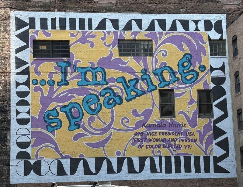 ... I'm Speaking. Mural image. Click for full size.