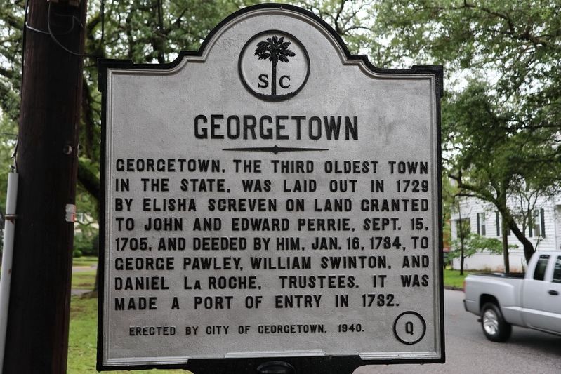 Georgetown Marker. Click for full size. Georgetown Marker image. Click for full size.