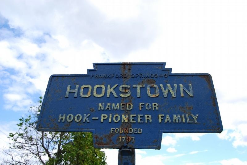 Hookstown Marker image. Click for full size.