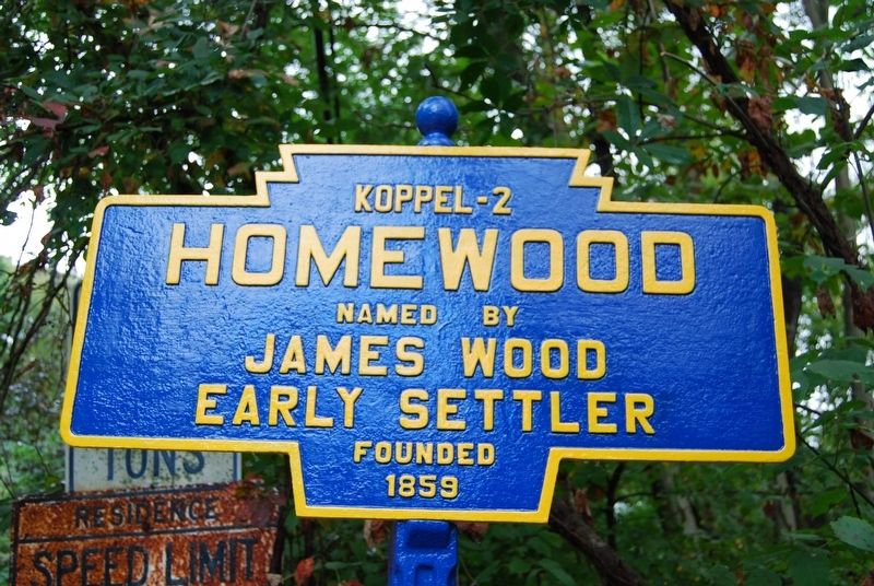Homewood Marker image. Click for full size.