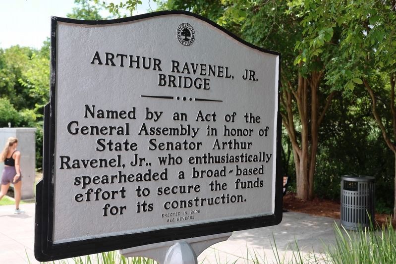 Arthur Ravenel, Jr. Bridge Marker image. Click for full size.