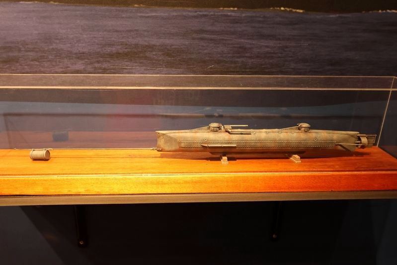 Model of CS H.L. Hunley. Click for full size. Model of CS H.L. Hunley image. Click for full size.
