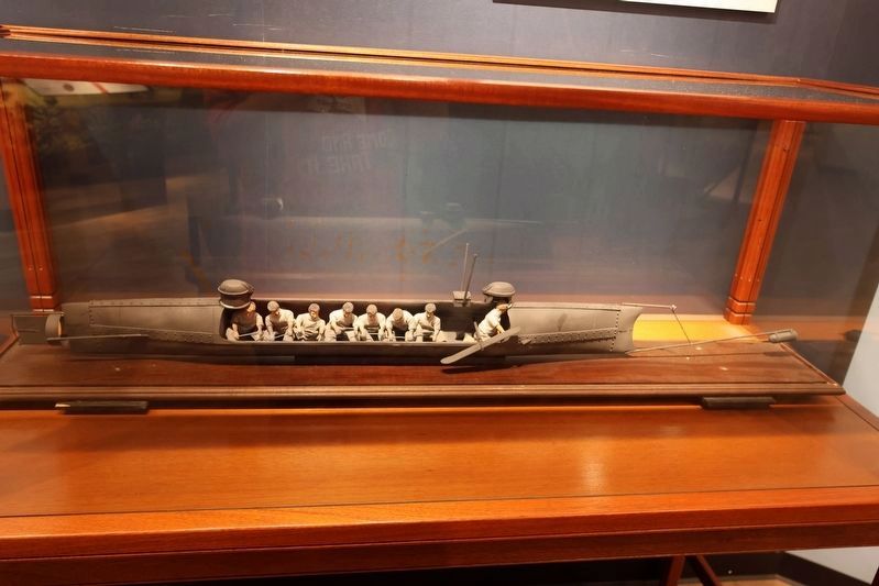 Model of CS H.L. Hunley. Click for full size. Model of CS H.L. Hunley image. Click for full size.