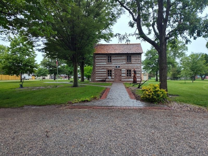 Locating, Moving, and Restoration of the <i>Anthony Shane</i> Log House Marker. Click for full size. Locating, Moving, and Restoration of the <i>Anthony Shane</i> Log House Marker image. Click for full size.