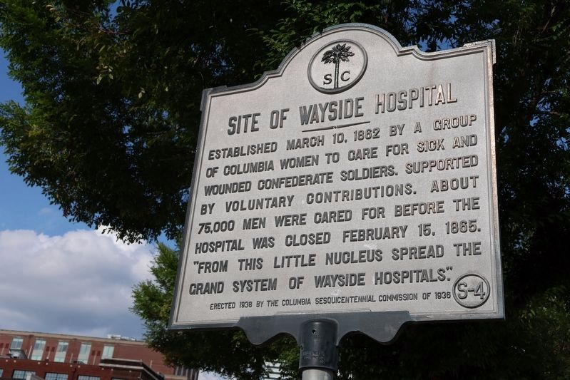 Site of Wayside Hospital Marker image. Click for full size.