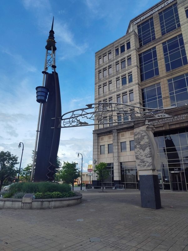 The Hamilton Gateway Marker. Click for full size. The Hamilton Gateway Marker image. Click for full size.