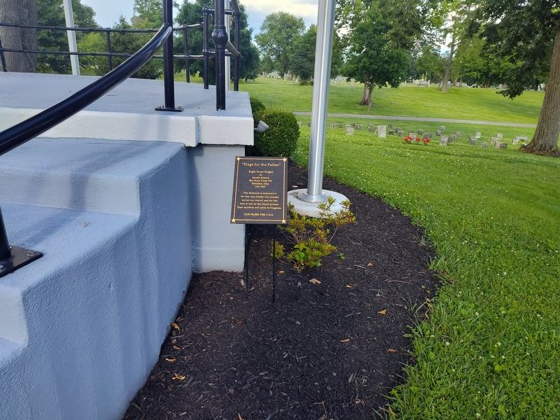 "Flags for the Fallen" Marker. Click for full size. "Flags for the Fallen" Marker image. Click for full size.