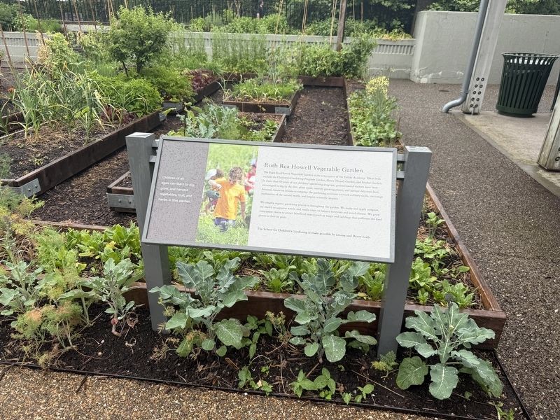 Ruth Rea Howell Vegetable Garden Marker. Click for full size. Ruth Rea Howell Vegetable Garden Marker image. Click for full size.
