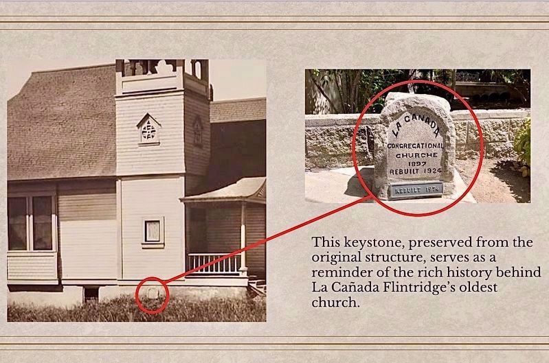 La Cañada Congregational Church Marker. Click for full size. La Cañada Congregational Church Marker image. Click for full size.