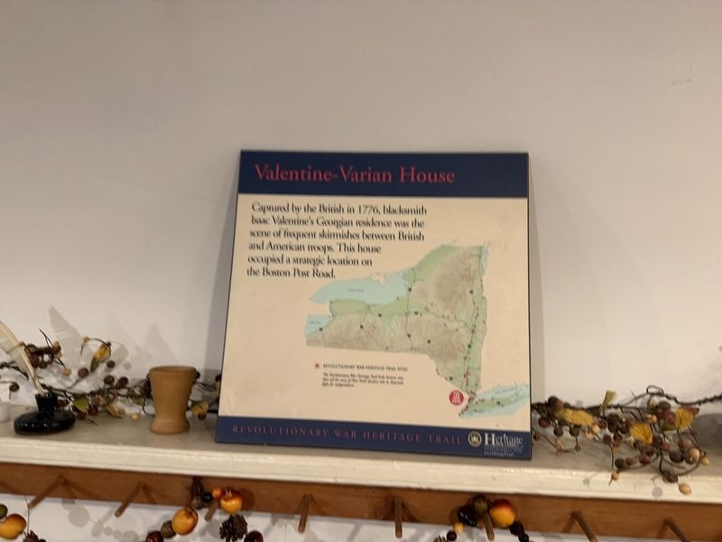 Valentine-Varian House signage inside the house. Click for full size. Valentine-Varian House signage inside the house image. Click for full size.