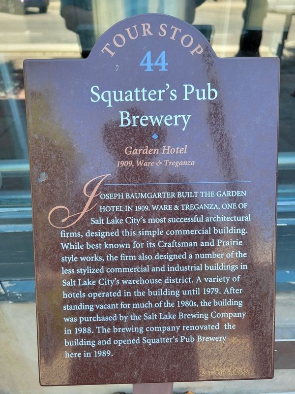 Squatter's Pub Brewery Marker. Click for full size. Squatter's Pub Brewery Marker image. Click for full size.