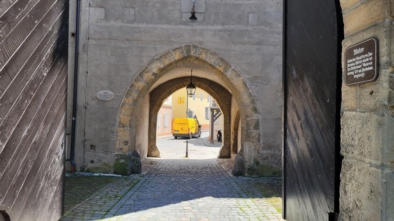 The view through the Vils Gate. Click for full size. The view through the Vils Gate image. Click for full size.
