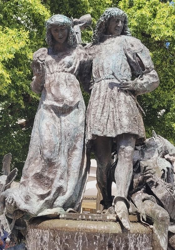 Closeup of the Amberg Wedding Fountain. Click for full size. Closeup of the Amberg Wedding Fountain image. Click for full size.