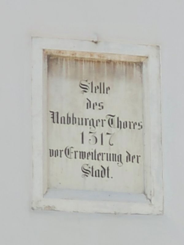 Nabburger Tores / Nabburger Gate Marker. Click for full size. Nabburger Tores / Nabburger Gate Marker image. Click for full size.