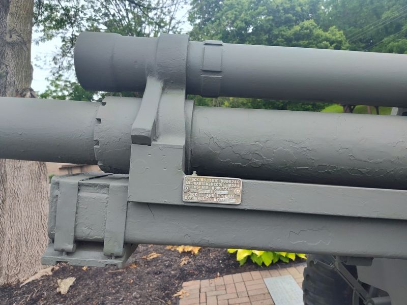 The 105mm Howitzer Marker. Click for full size. The 105mm Howitzer Marker image. Click for full size.