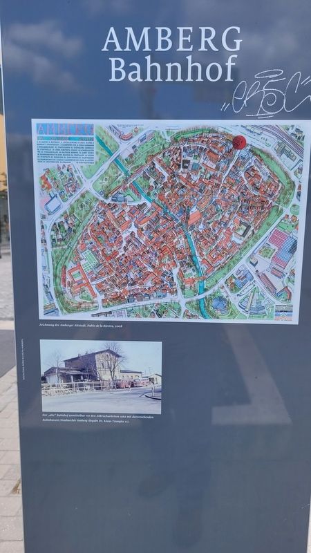 Reverse of the Railway Station Marker image. Click for full size.