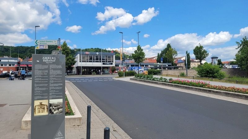 Bahnhof/ Railway Station Marker image. Click for full size.