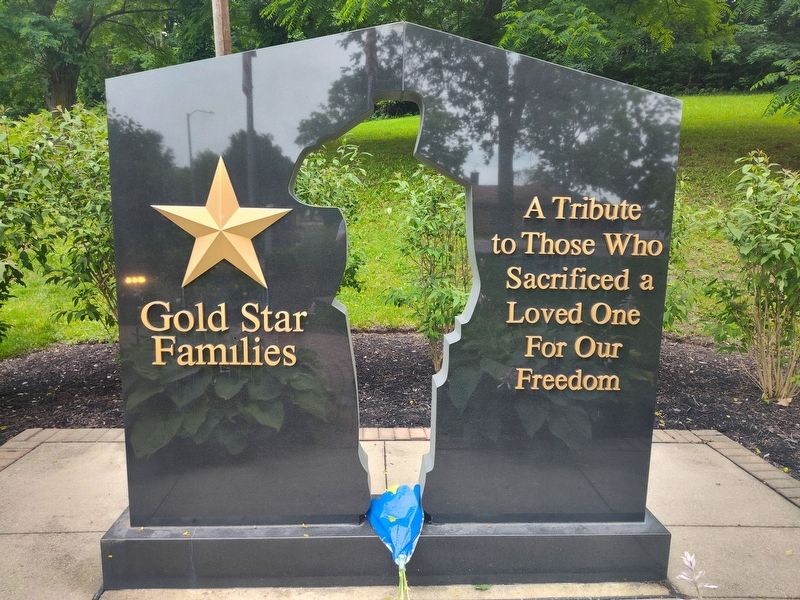 Gold Star Families Memorial Marker. Click for full size. Gold Star Families Memorial Marker image. Click for full size.