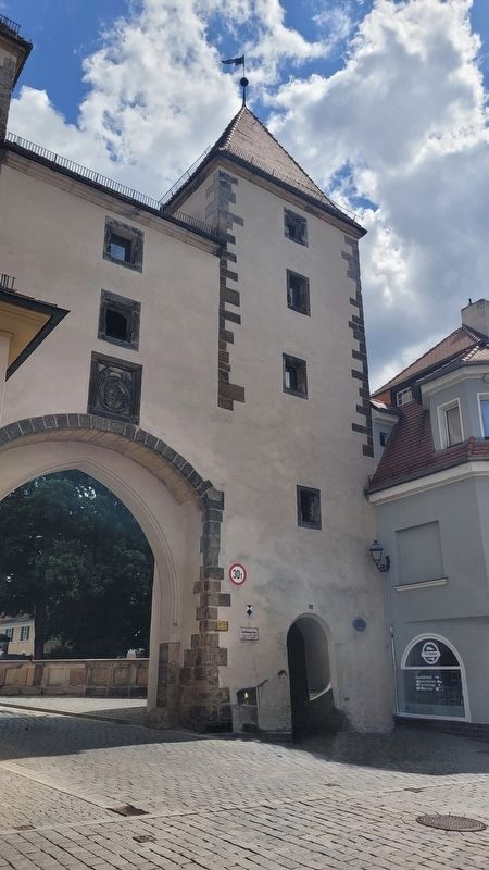 The inside view of the Nabburg Gate and Marker (left side) image. Click for full size.