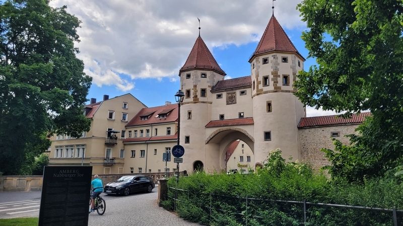 The Nabburg Gate and Marker. Click for full size. The Nabburg Gate and Marker image. Click for full size.