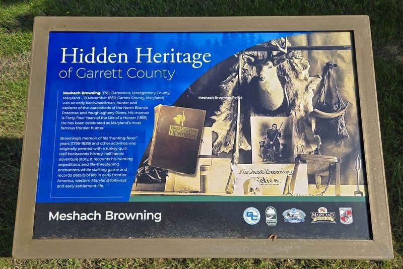 Meshach Browning Marker. Click for full size. Meshach Browning Marker image. Click for full size.