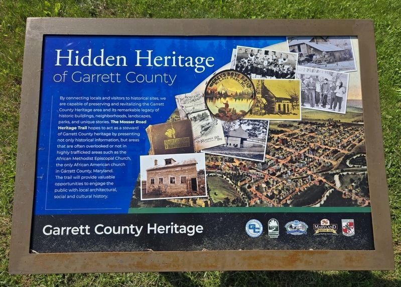 The Mosser Road Trail Trailhead Marker. Click for full size. The Mosser Road Trail Trailhead Marker image. Click for full size.
