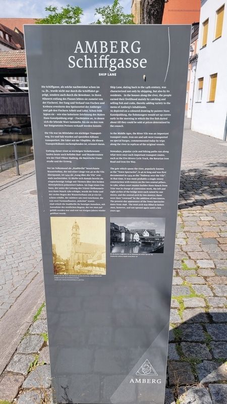 Schiffgasse / Ship Lane Marker. Click for full size. Schiffgasse / Ship Lane Marker image. Click for full size.