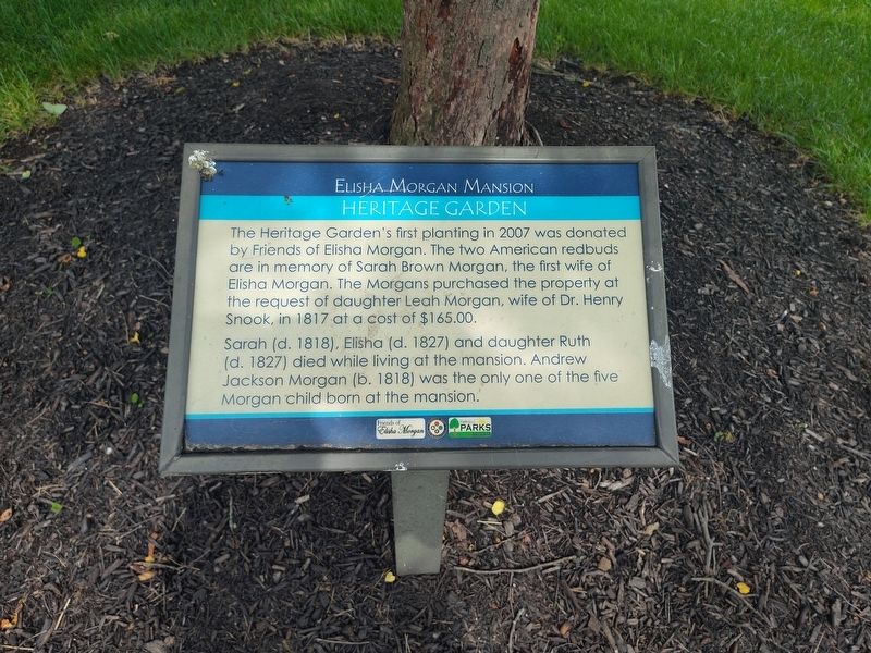 Heritage Garden Marker. Click for full size. Heritage Garden Marker image. Click for full size.