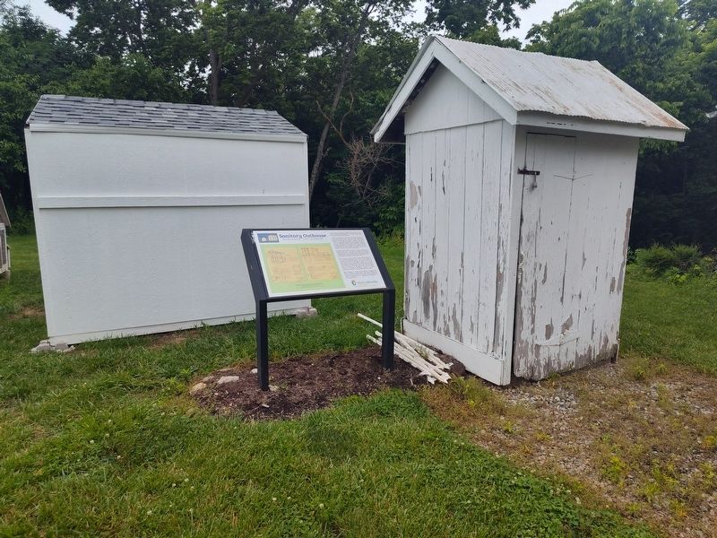 Sanitary Outhouse Marker. Click for full size. Sanitary Outhouse Marker image. Click for full size.