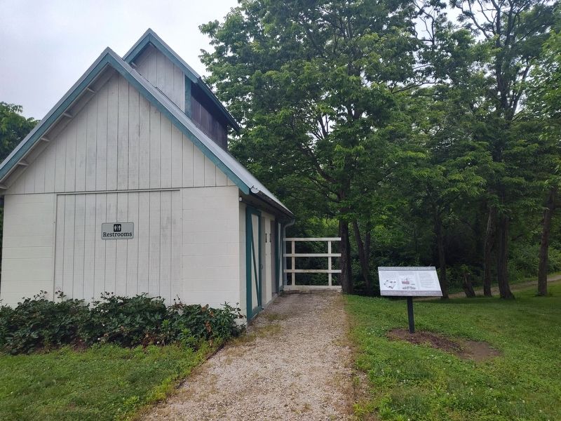 Butler County's First Green Restroom Marker. Click for full size. Butler County's First Green Restroom Marker image. Click for full size.
