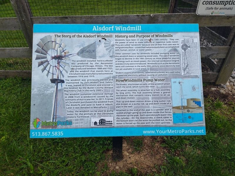 Alsdorf Windmill Marker. Click for full size. Alsdorf Windmill Marker image. Click for full size.