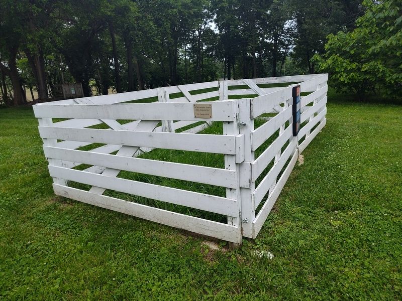 John Augspurger Portable Fences Marker. Click for full size. John Augspurger Portable Fences Marker image. Click for full size.
