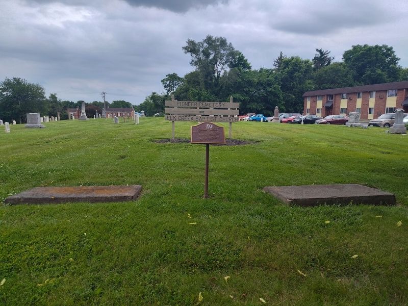 Site Of The Elk Creek Baptist Church Marker. Click for full size. Site Of The Elk Creek Baptist Church Marker image. Click for full size.