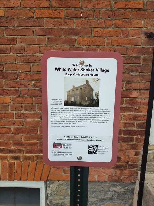 Meeting House Marker image. Click for full size.