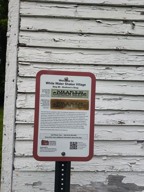Brethren's Shop Marker image. Click for full size.