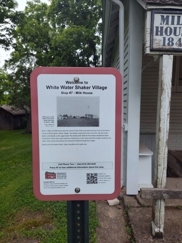 Milk House Marker. Click for full size. Milk House Marker image. Click for full size.
