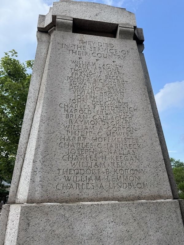 World War I Memorial image. Click for full size.