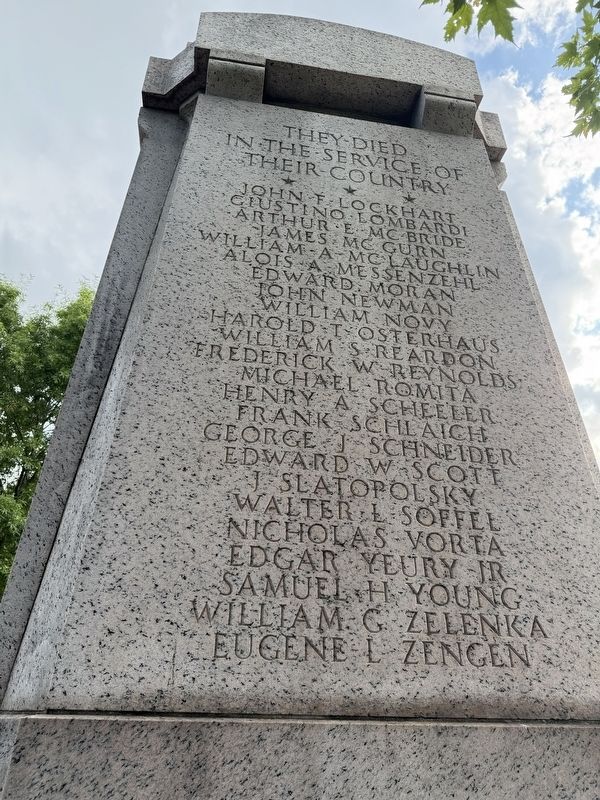 World War I Memorial image. Click for full size.
