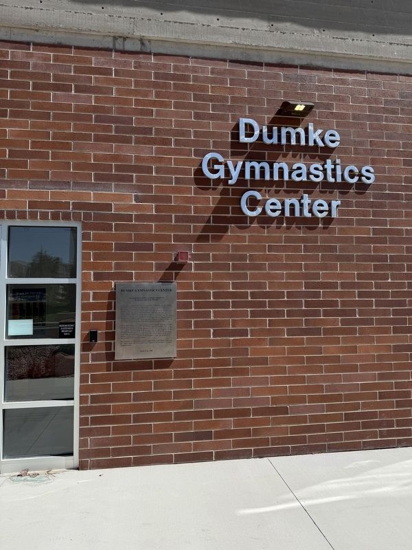 Dumke Gymnastics Center Marker image. Click for full size.