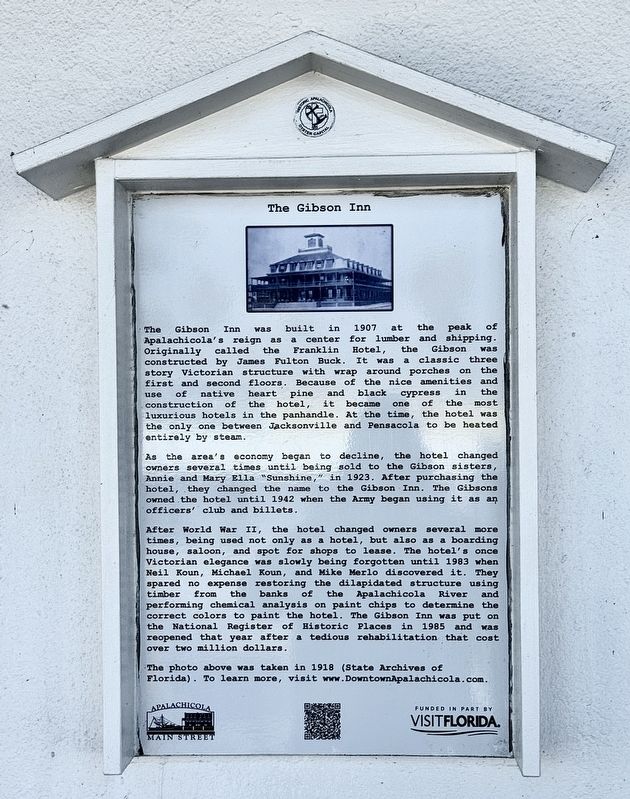 The Gibson Inn Marker. Click for full size. The Gibson Inn Marker image. Click for full size.