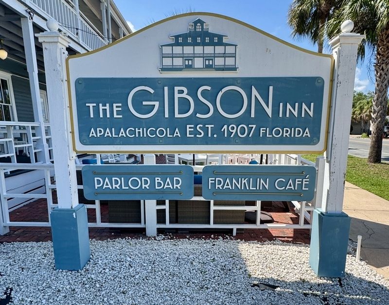 The Gibson Inn Sign. Click for full size. The Gibson Inn Sign image. Click for full size.