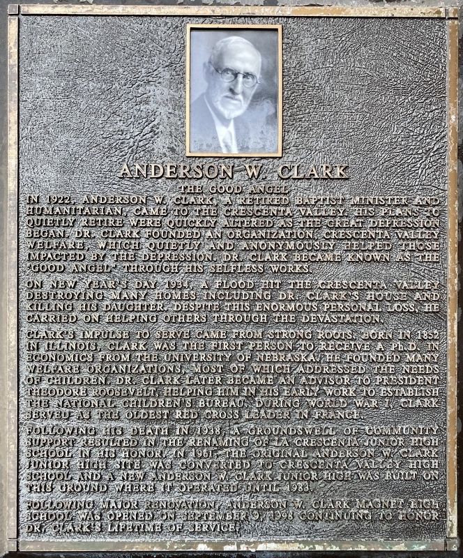 Anderson W. Clark Marker. Click for full size. Anderson W. Clark Marker image. Click for full size.