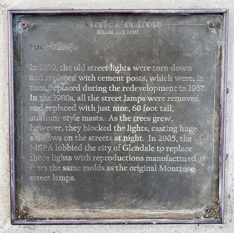 Street Lamps Marker. Click for full size. Street Lamps Marker image. Click for full size.